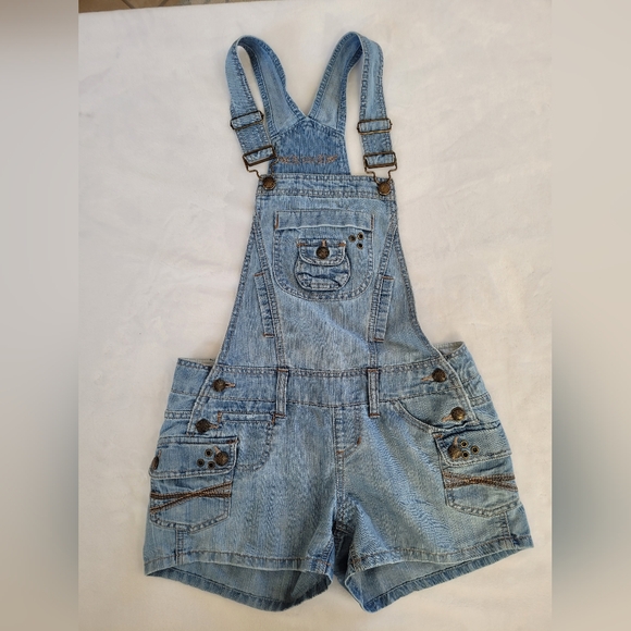 Squeeze Pants - Vintage Squeeze Since 1985 Denim Overall's Junior Size 3/4